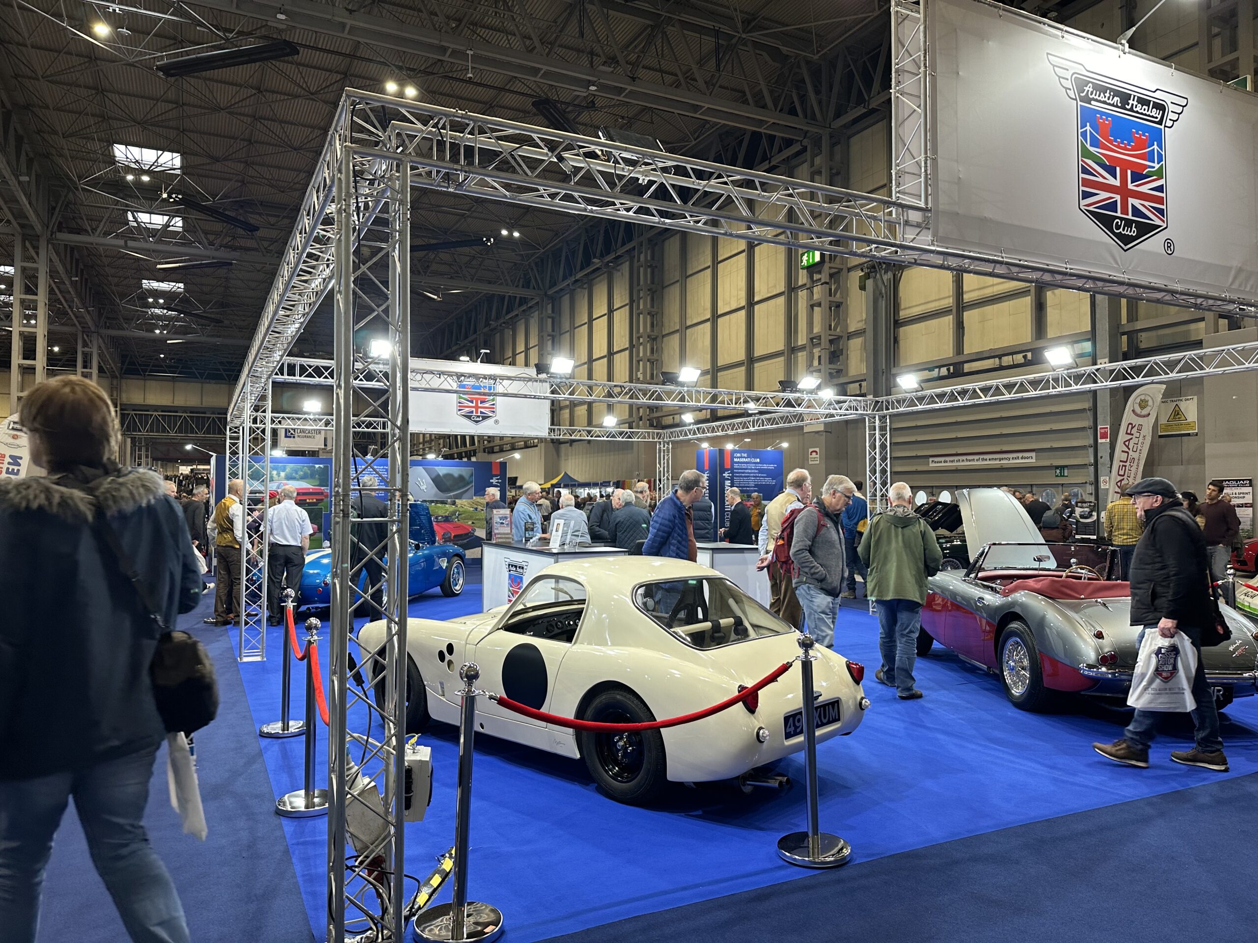 NEC Classic Car Show Austin Healey Stand